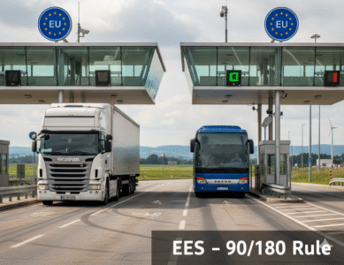Digitalna granica i lanac snabdevanja: Analiza uticaja EES sistema i pravila 90/180 na balkanski teretni i putnički transport