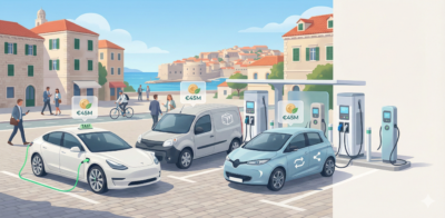 Hrvatska otvara 45 miliona evra za elektrifikaciju taksi, dostavnih i car-sharing flota