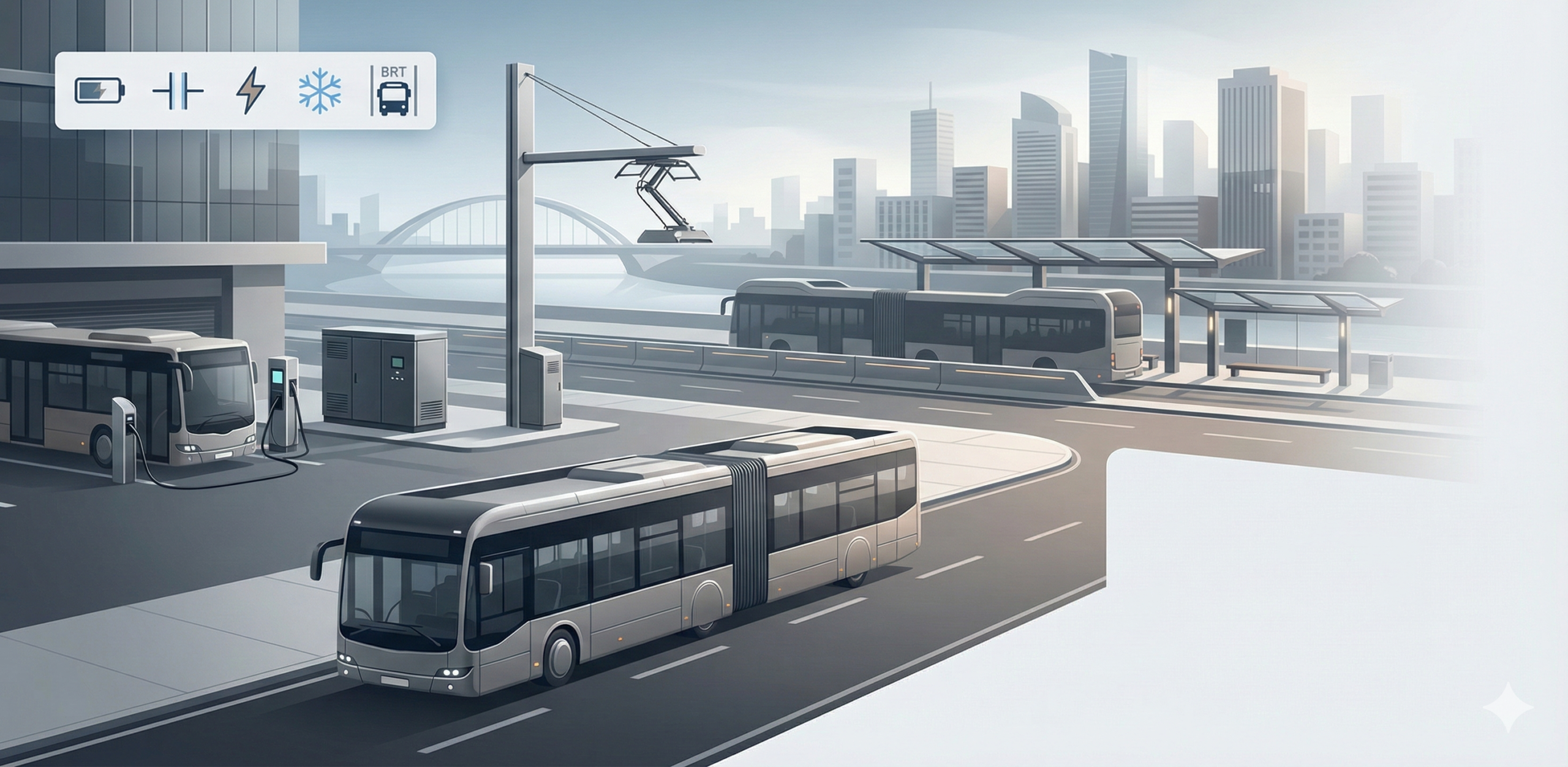 Električni autobusi u gradskom prevozu: depo punjenje i pantograf opportunity punjenje, uz BRT koridor i EXPO 2027 kontekst